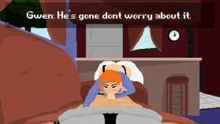 [4K]Gwen and Ben have a quickie while Gramps is gone