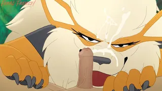 Arcanine Playing With Her Master (Feral Frenzy! & Paloma)