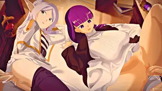 Frieren & Fern Get Fucked By Himmel & Stark (4K)