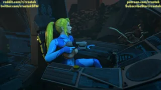 Samus Aran on a Strange Alien Planet Part 1 - Rrostek