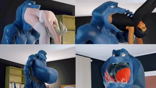 Lizardman Pantry Raid [Oral Vore]