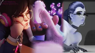 Pharah cage you JOI (AI voice)