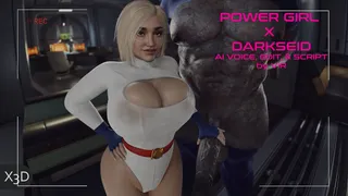 Power Girl X Darkseid [X3D] w/ added Darkseid voice