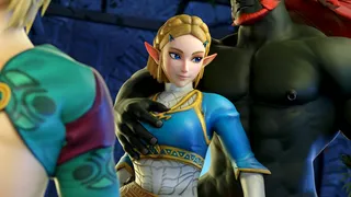 Princess Zelda fucks EVERYONE BUT LINK! (NTR HMV)