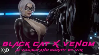 Black Cat x Venom 1-6 [X3D] w/ added Venom Voice