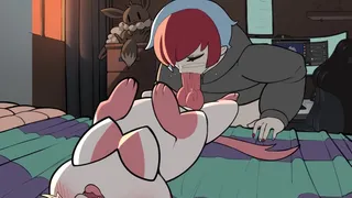 Penny x sylveon deep throat