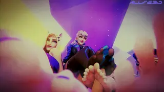 KDA foot fetish femdom POV