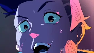 Lucy and David | CyberPunk by Kokoborohen