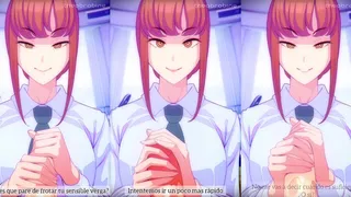 [ESP] Makima handjob