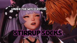 Under The Witch : Gothic - Stirrup Socks