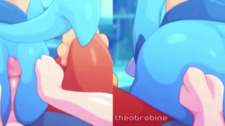 Cinderace x lucario theobrobine SBS VR (upscaled) 4k