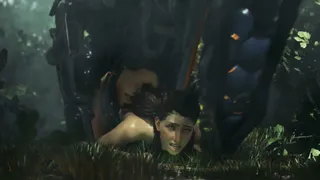 Aloy gets ambushed from a Stalker (ZMSFM)