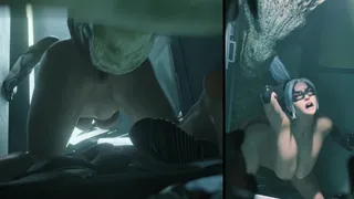 ZMSFM - Black Cat & Lizard - 2 Angles and gets Kinkier