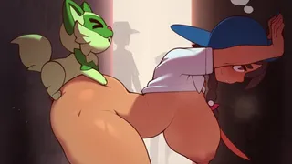 Scarlet Trainer x Sprigatito Part 1 [Shinkiart]