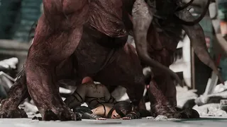 Tifa Lockhart & Behemoth Instantloss [Slave][Zmsfm][4K]