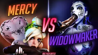 Mercy Widowmaker BBC Intense Fuck Battle