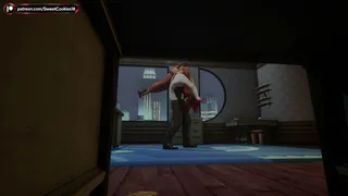 Detective Uses Busty Suspect at Office
