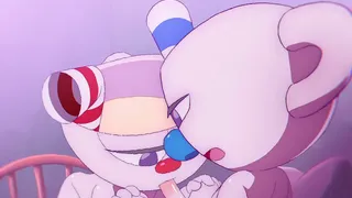 Hot Cuphead X Mugman Action