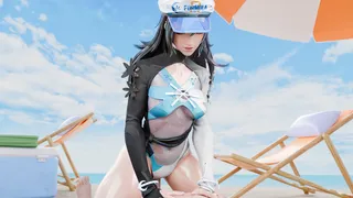 Sexy Luna Snow Summer Beach Outfit