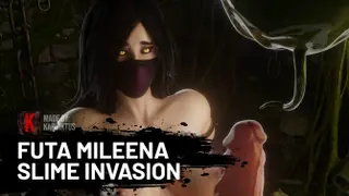 Futa Mileena X Slimes Scene