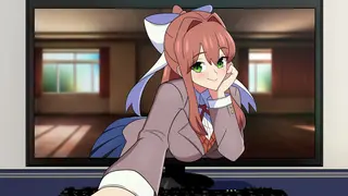 Monika Laceyx Hentai Artwork