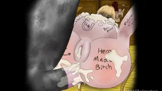 Intense Horse Breeding Womb Burdened with Seed