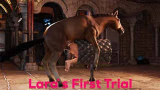 Lara First Trial The Spreader TheBaldMan
