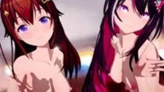 【MMD】愛包ダンスホール【ときの〇ら／A〇Ki】【Tokino Sora／AZKi】