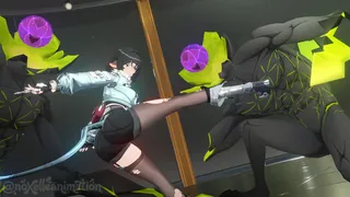 Naughty Jane Doe Enjoys Fun With Enemies