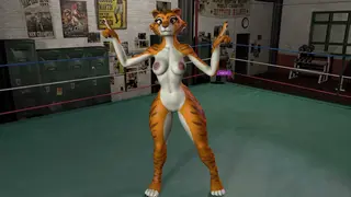 Intense Tigress Training Session