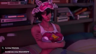 Animation Asian BWC Big Tits Handjob Hentai POV Superheroine