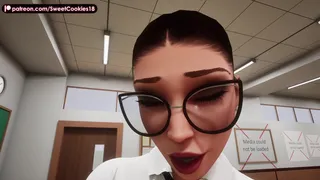 Naughty Teacher Takes Payment in Cum