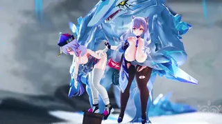 Adult Qiqi X Rimebiter Bathysmal Vishap Scene