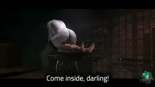 Alcina Dimitrescu Cowgirl POV Scene