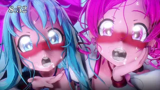 (Manjiru) Precure Girls Cum Gurgling