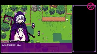 Gameplay The Nekomancer #1 Cute Femboy Catboy fights against monsters