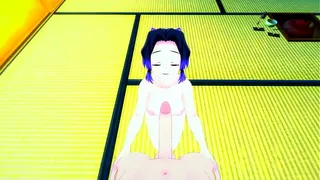 Shinobu Kocho gets Deflowered by Intense Sex - Demon Slayer Hentai