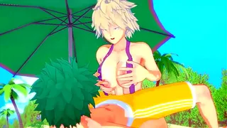 Deku Sticks his Dick in his Best Friend's Mom - My Hero Academia Sex