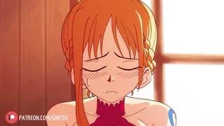 Nami One Piece Hentai: Cowgirl, Doggystyle & Creampie Animation
