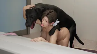 3D Hentai Animation: Sayuri's Dog Breeding with Big Breasts and Thighs