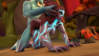 Orweyna Fucks Troll Doggystyle Takes Cum In Mouth