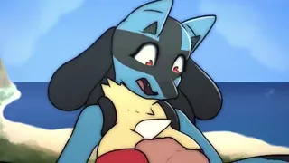 Sexy Lucario Bikini Removed By PawpadComrade