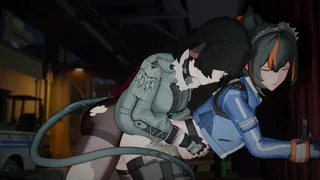 Jane Doe x Zhu Yuan Zenless Zone Zero Infected Heart