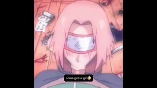 Naughty Sakura Blowjob NTR