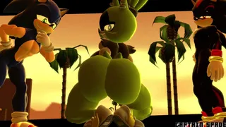 Surge Teasing Butt Scene