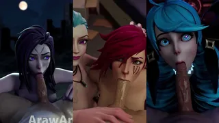Intense League of Legends Blowjob