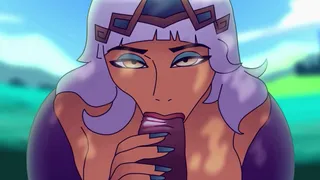 Qiyana and Lucian in 2D Hentai