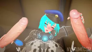SFX Futafied 4K Lewd Booths Nyakumi