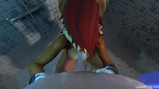 Sonic Sally Acorn Shower Sex POV