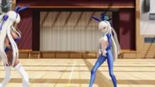 (Posizione invertita) Toki in bianco e nero in bunnystyle